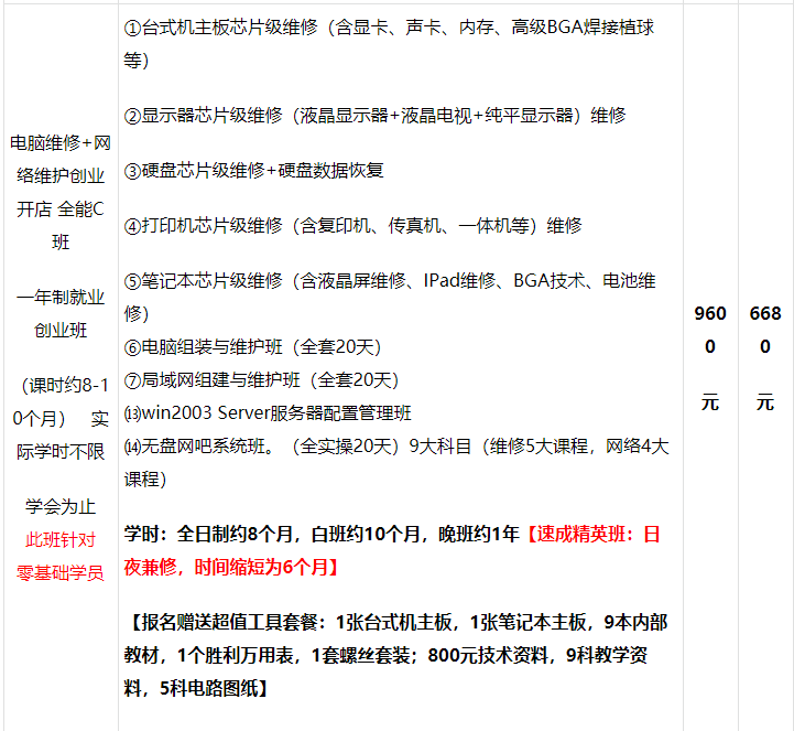 家電維修零基礎(chǔ)創(chuàng)業(yè)班培訓(xùn)