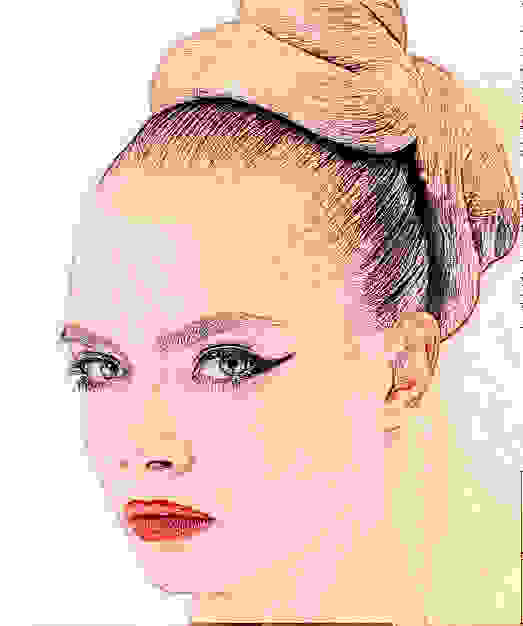 Cara眼妝之五：超氣場(chǎng)上揚(yáng)眼線